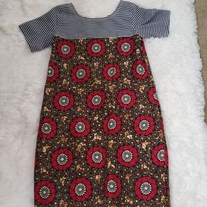 African print dress